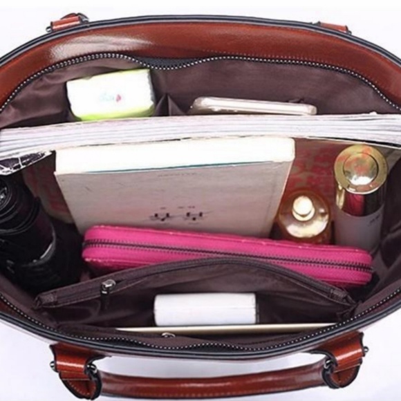 Vari Large Tote Coffee - Picture 4 of 4